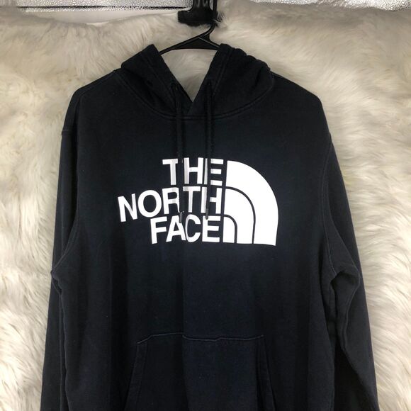 Men’s Classic Black The North Face Hoodie, Hooded Sweatshirt SZ L - Picture 4 of 11